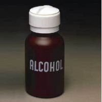 Menda Scientific Products 8OZ Dispenser Bottle Labeled for Alcohol 35601