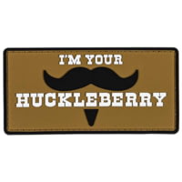 Merica Life I'm Your Huckleberry Mustache Patch