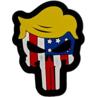 Merica Life Trumpinator Skull US Flag Patch