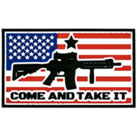 Merica Life US Flag Come and Take it Forward PVC Patch
