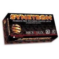 Microflex Synetron Polymer-Coated Latex Examination Gloves, Microflex SY-911-M, Pack of 50