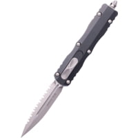 Microtech Dirac D/E Apocalyptic Standard Full Serration 2.875in OTF Automatic Folding Knife