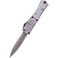 Microtech Hera II Mini D/E Signature Series Brushed Metal Standard 2.9in Folding Knife