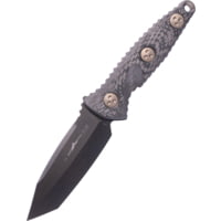 Microtech Socom Alpha Mini T/E Black DLC Carbon Fiber Signature Series 3.75in Fixed Knife