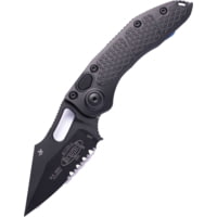 Microtech Stitch S/E Tactical Part Serrate 3.75in Folding Knife