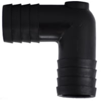 Midland Metal 33-394B Polyethylene Elbow Union Barb x Barb 1/2in x 1/2in.