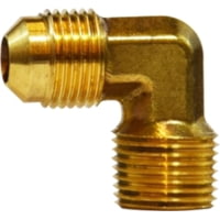 Midland Metal Sae 45 Degree Flare 90 Degree Male Elbow Male Flare x Male Nptf 3/8in x 1/4in.