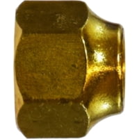 Midland Metal Sae 45 Degree Flare Short Forged Nut 1/4in.