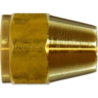 Midland Metal Sae 45 Degree Flare Short Rod Nut 1/2in.