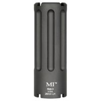 Midwest Industries M92/M85 Krink AK Rifles 26mm LH TPI Overall Length 3.375 Inch Hardcoat Anodized 6061 Aluminium Blast Can, Includes Crush Washer