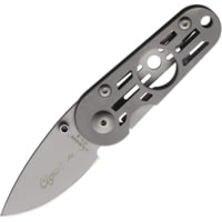 Miscellaneous Cigar Cutter Framelock 2.00 in Stainless Steel Folding Knife