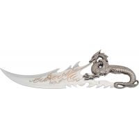 Master Cutlery Fire Dragon Fantasy Fixed Blade Knife, 11.375in