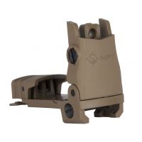 Mission First Tactical Polymer Flip Up Rear Sight, w/ Windage Adjustment Mounts