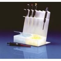 Mitchell Plastics Pipettor Stand with Bins, Mitchell Plastics PH-6500 Pipet Bin Station