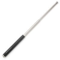 Monadnock Classic Friction Lock Baton 16inch 40.64 Cm Electroless Nickel Foam Grip Friction Lock Standard Tip