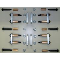 MORryde LRE12-004 Heavy Duty Shackle Bolts Upgrade Kit Triple Axle