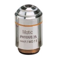 Motic Instruments BA300 Series Research and Laboratory Microscopes, Motic SG01S02288 Phase Contrast Planachromatic Objectives 10x