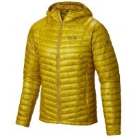 Mountain Hardwear Ghost Whisperer Hooded Down Jacket - Men's-Electron Yellow-Large