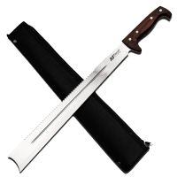 Mtech Carbon Steel/Wood Handle 23in. Knife