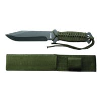 Mtech 10.50in Hunt Knife w/ Green Wrap Handle