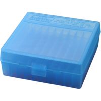 MTM 100 Round 44 Magnum/45 Long Colt Blue Pistol Ammo Box