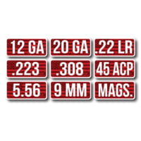 MTM Ammo Caliber Label Display