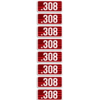 MTM Ammo Caliber Labels .308 8-pack