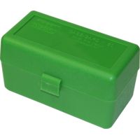 MTM Case-Gard 50 Rifle Ammo Boxes .22-250 to .308 Green RM-50-10