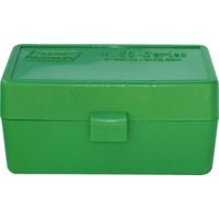MTM Case-Gard 50 Round Rifle Ammo Box, Green RS-S-50-10