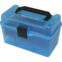 MTM H50 Ammunition Box .22-250 to .308 Winchester Blue H50-RM-24