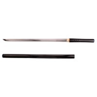 Musashi Carbon Steel Katana with Bo-hi - SS080BK