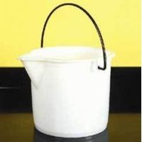 Nalge Nunc Graduated Bucket, White High-Density Polyethylene, NALGENE 7002-0025 Bucket Pe W/SPOUT 2 1/2GAL
