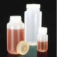 Nalge Nunc Laboratory Bottles, Low-Density Polyethylene, Wide Mouth, NALGENE 2103-0032, Pack of 6