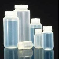 Nalge Nunc Laboratory Bottles, Polypropylene, Wide Mouth, NALGENE 2105-0004, Pack of 12