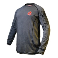 National Body Armor Knox Fr Long Sleeve Crew Shirt - Wolf Gray 15F63E41