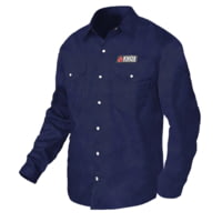 National Body Armor Knox Fr Shirt Denim With Pearl Snap Buttons B51AAC01