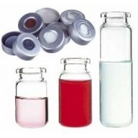 Thermo Scientific Headspace Crimp-Top Vials, Thermo Scientific C4020-38A Magnetic Trim Seals Red PTFE/White Silicone