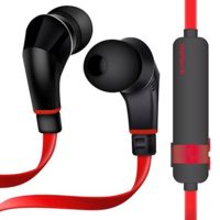 Naztech NX80w Wireless Sports Earphones, Red/Black