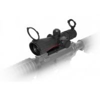 NC Star 4x32mm Rubber Compact Mark 3 Tactical Illuminated Rifle Scope