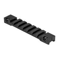 thumbnail image 2 of 4-Pack 3/8" Dovetail To Picatinny Weaver Rail Adapters – Scope Ring Bases – Black Aluminum 2 of 4