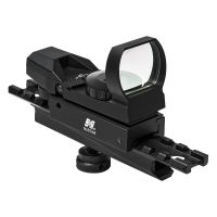 NcSTAR AR Combo/Carry Handle Adapter/Red And Green Reflex Sight w/ 4 Reticles