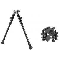 NcStar Compact Stream Line Black Bipod w/Weaver Style Mount