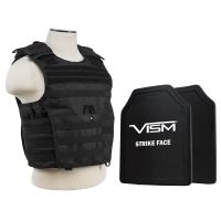 NcSTAR Expert Carrier Vest w/ Two 11 in x 14 in Shooters Cut Hard PE Ballistic Panels