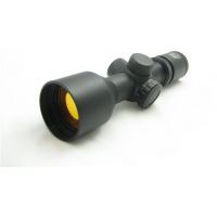 NcSTAR Illuminated Compact Rifle Scope - 3-9x42E Ill. AR15 / M16 Scope / Ruby / Mount
