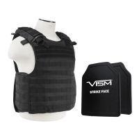 NcSTAR Quick Release Carrier Vest w/ Two 11 in x 14 in Shooters Cut Ballistic Panels