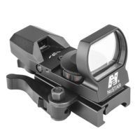 NcSTAR Red &amp; Green Reflex Sight with 4 Reticles and QR Mount - Black