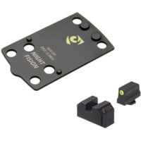 Night Fision Holosun EPS Carry Adapter Plate + Tritium Ylw Front Sight Combo