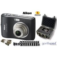 Nikon CoolPix Hunting Camera System - Nikon Cool Pix L15 8MP Digital Camera, Gorillapod Tripod, Pelican Case 9449