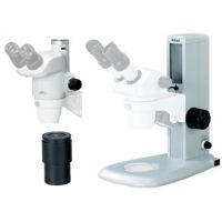 Nikon Instruments SMZ-745T Trinocular Stereomicroscope w/ C10X Widefield Eyepiece and C-PS Plain Focusing Stand