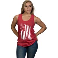 Nine Line Apparel America Women's Tank Red Medium